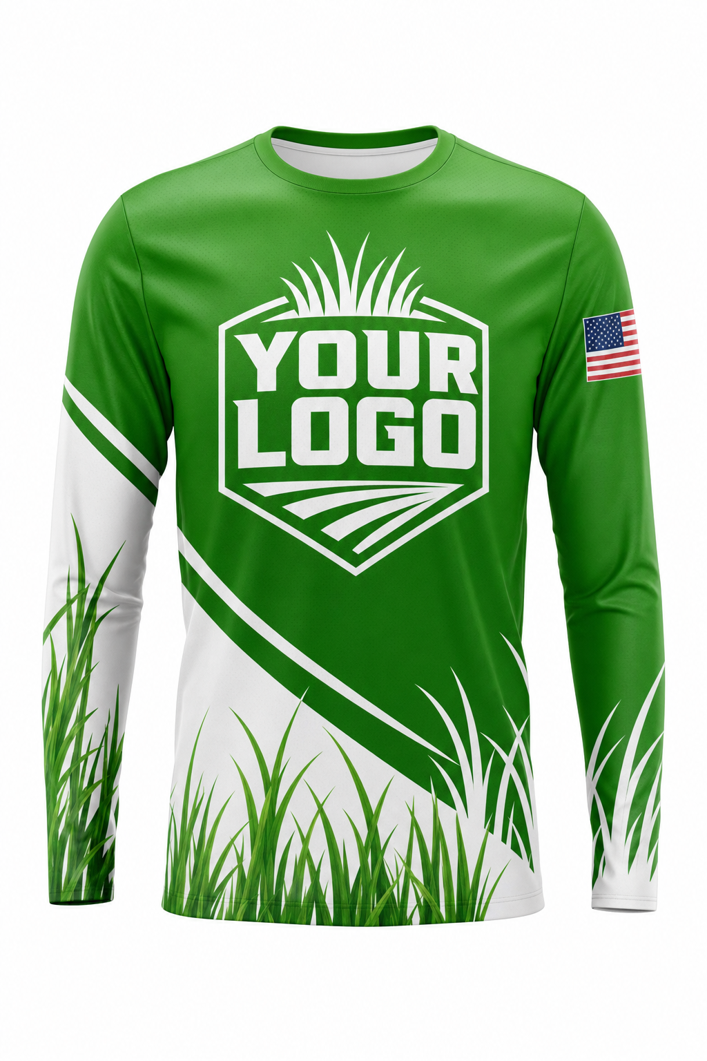 Custom crew uniform long sleeve