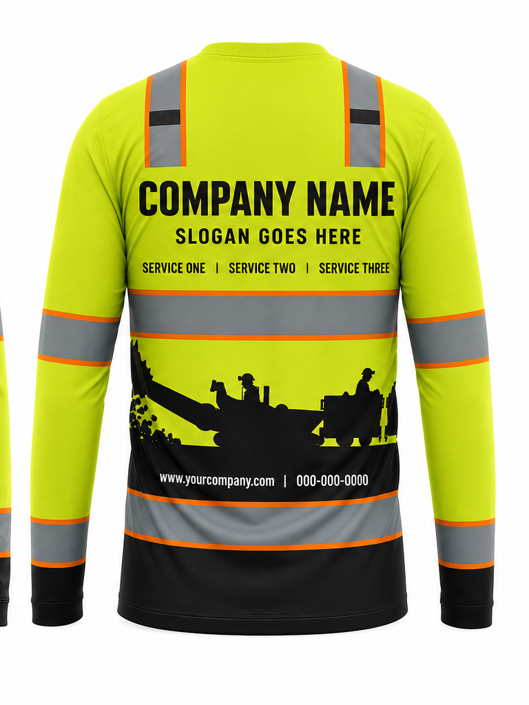 Hi-Vis Signature Crew #01 crew uniform — back