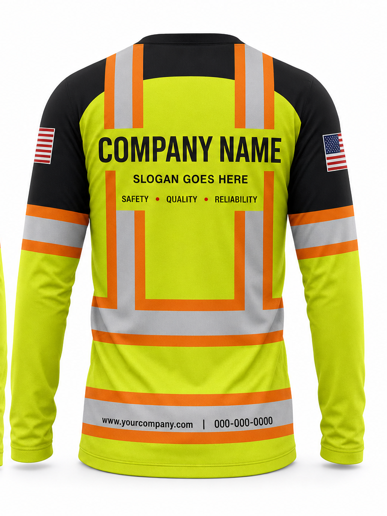 Hi-Vis Signature Crew #02 crew uniform — back