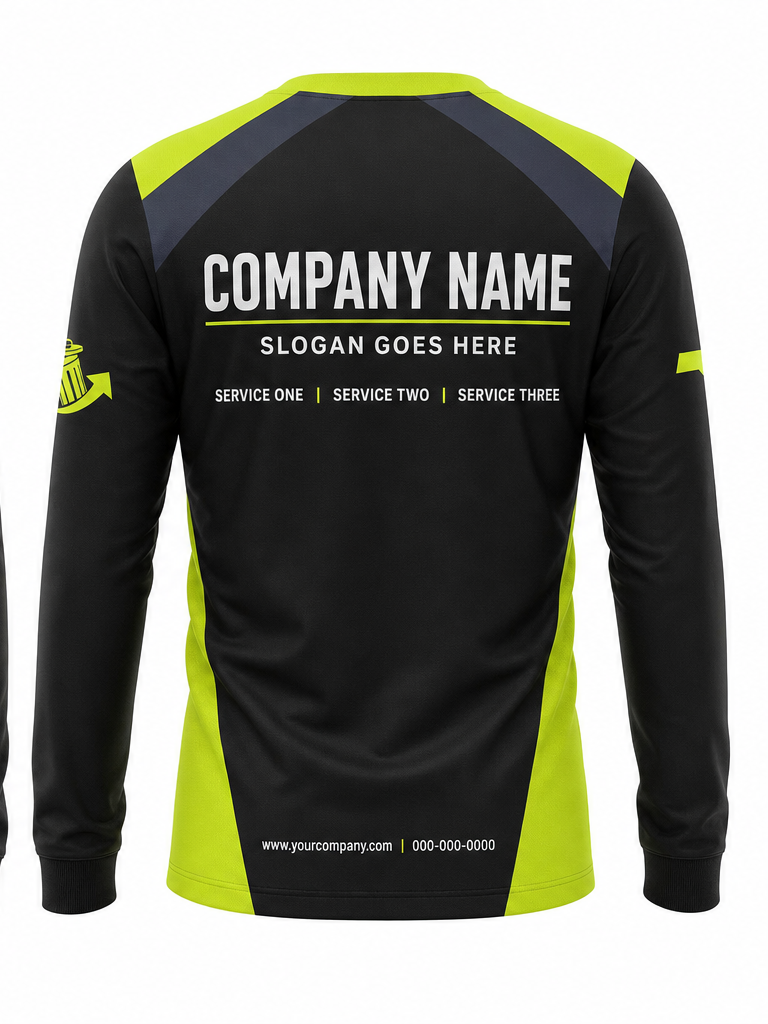 Black Signature Crew #21 crew uniform — back