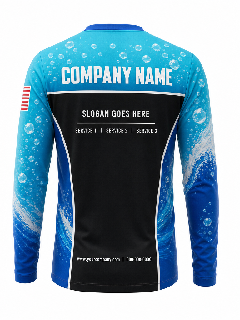 Blue/Black Signature Crew #03 crew uniform — back