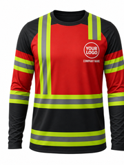 Red/Black Signature Crew #10 crew uniform — front