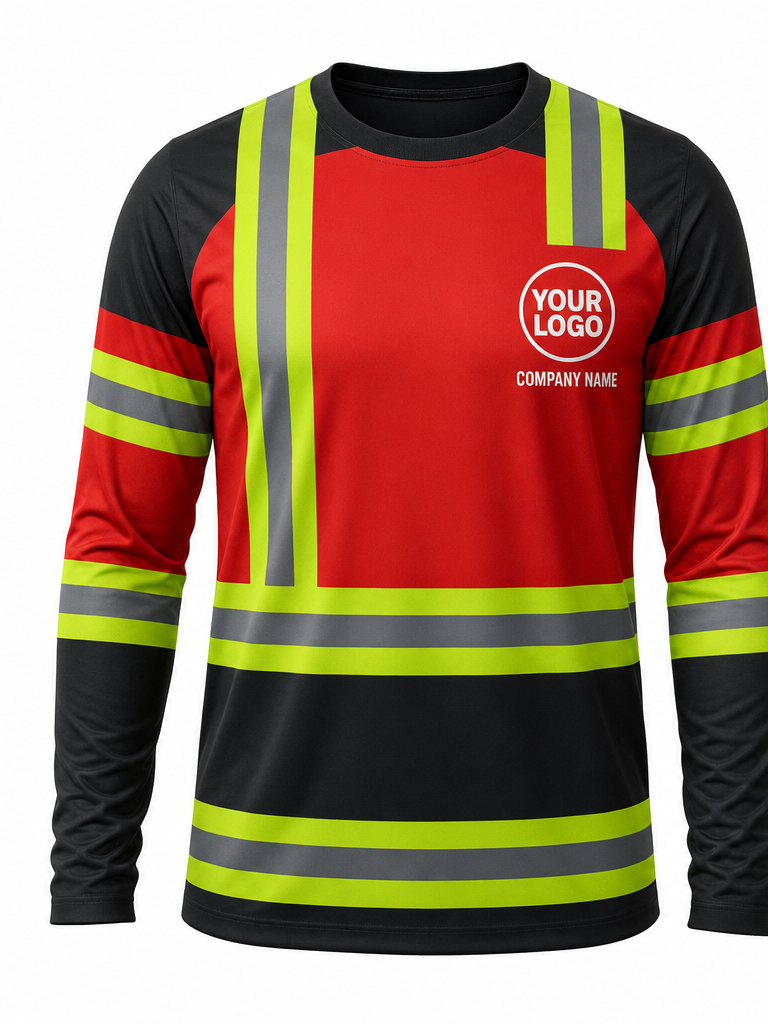 Red/Black Signature Crew #10 crew uniform — front