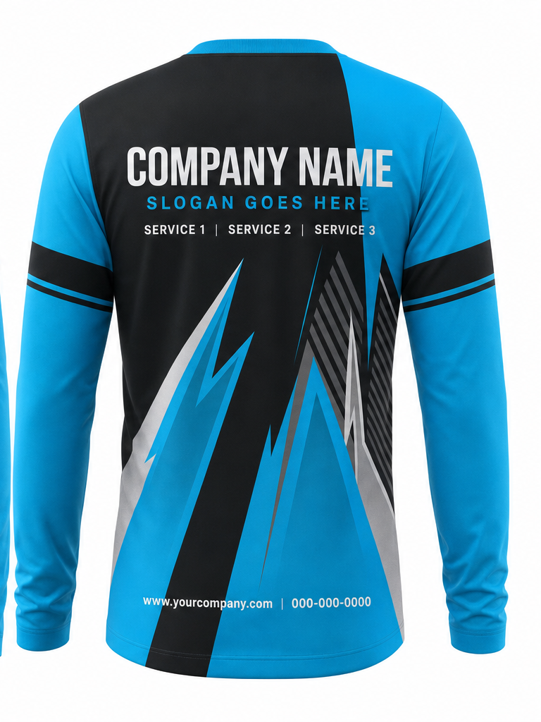 Blue/Black Signature Crew #04 crew uniform — back