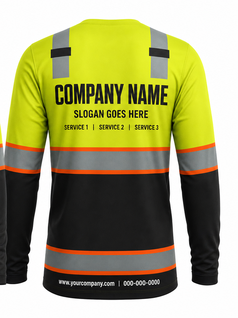 Hi-Vis Signature Crew #03 crew uniform — back
