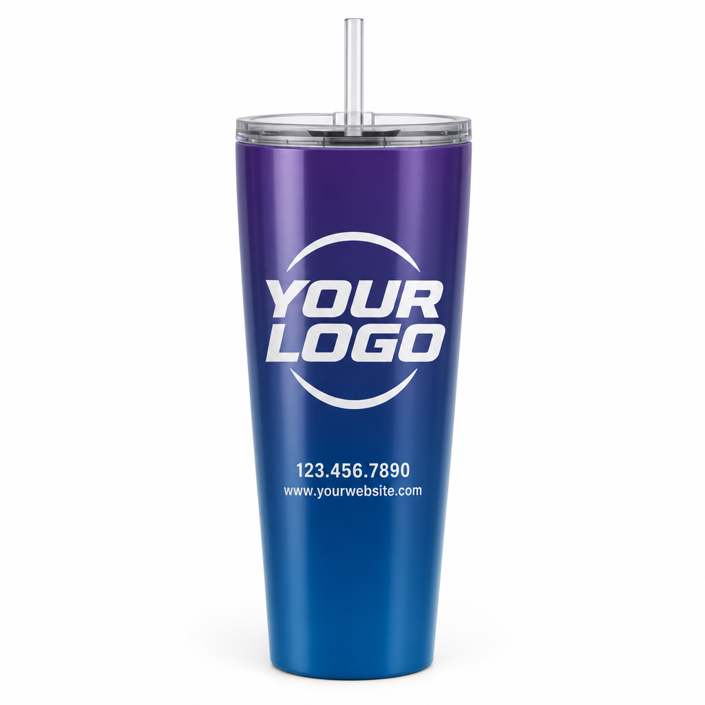 Amethyst Gradient custom crew tumbler