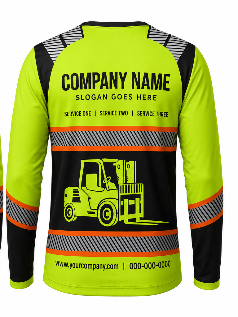 Hi-Vis Signature Crew #04 crew uniform — back