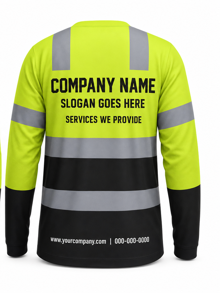 Hi-Vis Signature Crew #05 crew uniform — back