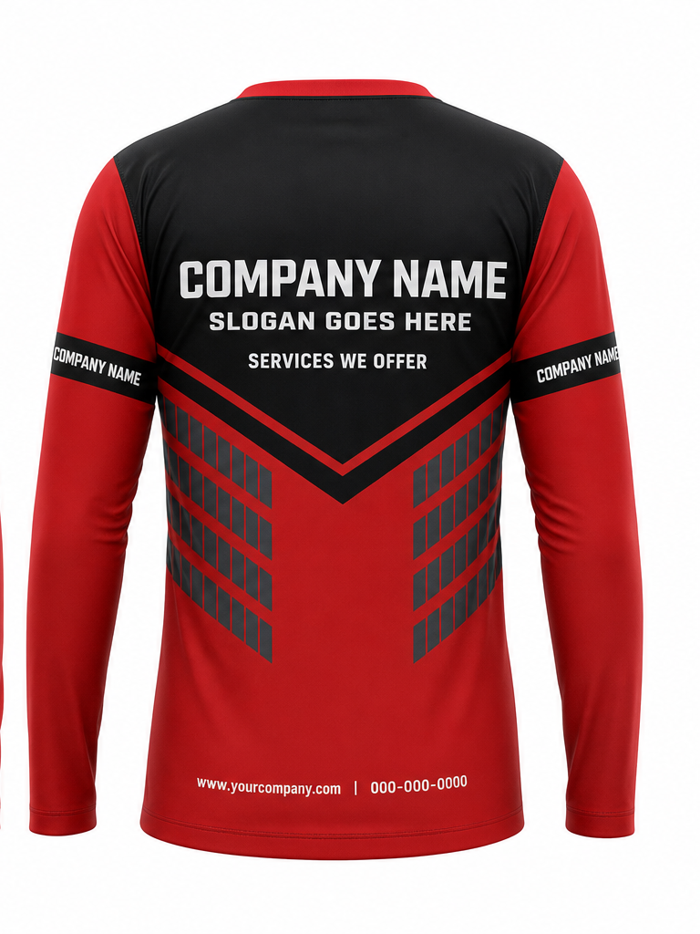 Red/Black Signature Crew #14 crew uniform — back