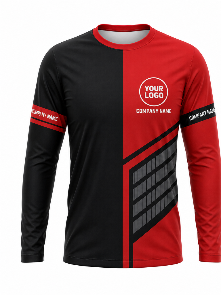 Red/Black Signature Crew #14 crew uniform — front