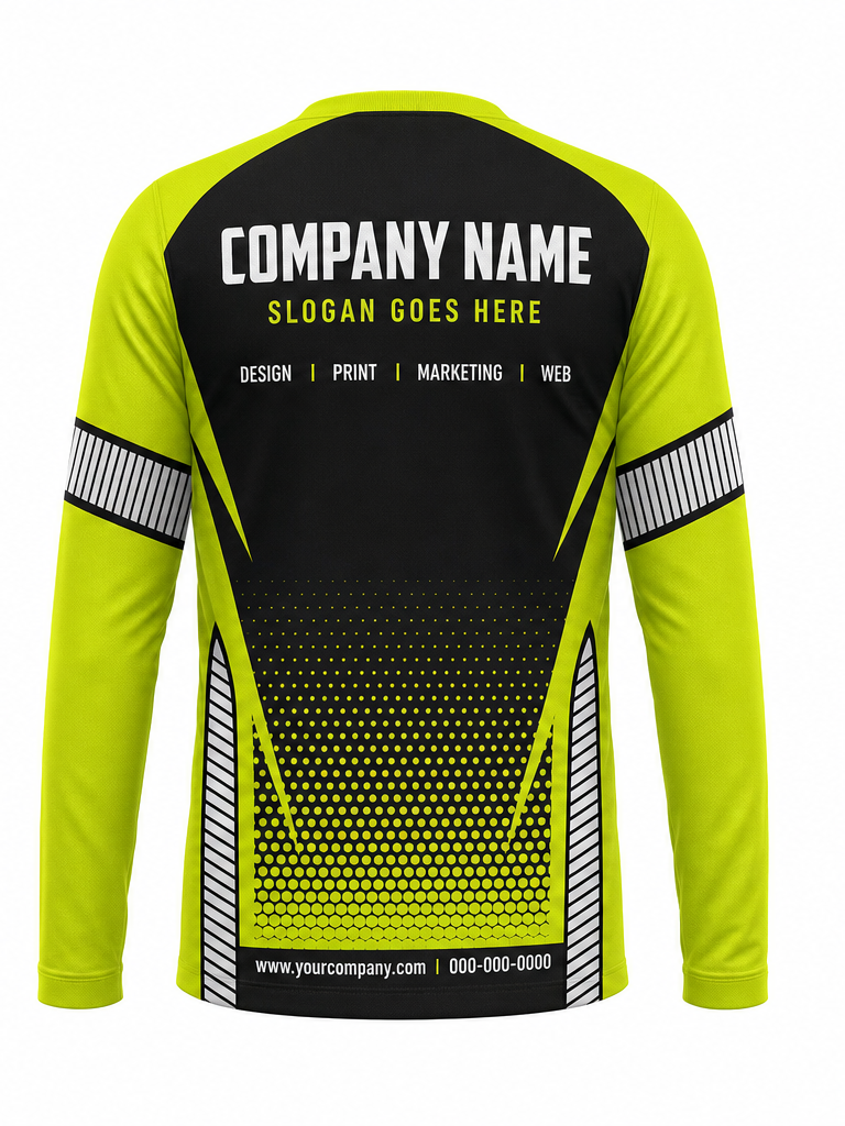 Hi-Vis Signature Crew #06 crew uniform — back