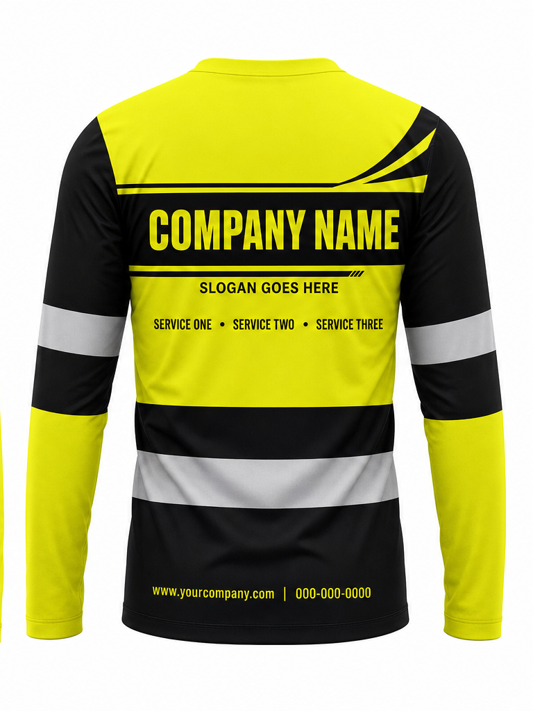 Hi-Vis Signature Crew #07 crew uniform — back