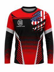 Red/Black Signature Crew #15 crew uniform — front