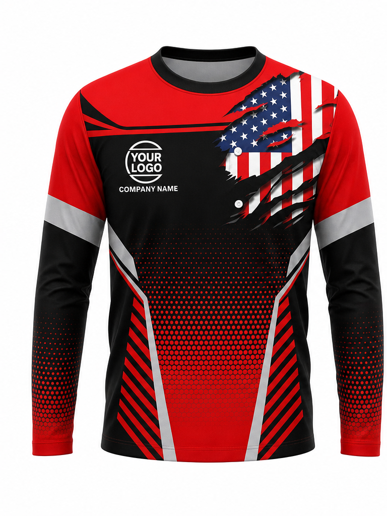 Red/Black Signature Crew #15 crew uniform — front