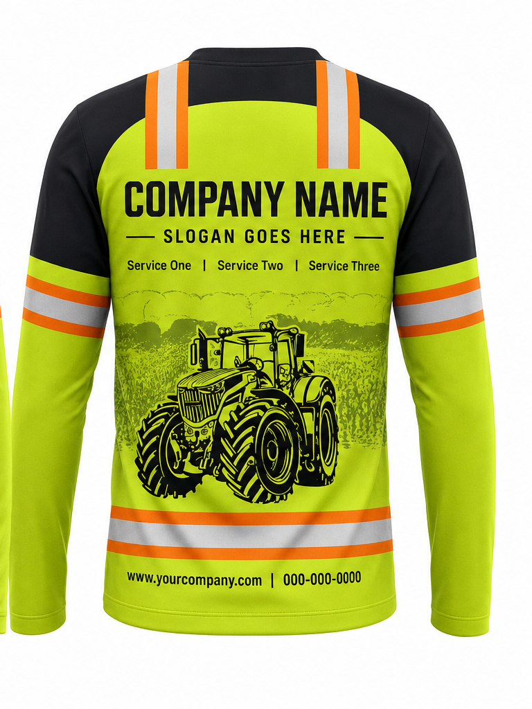 Hi-Vis Signature Crew #08 crew uniform — back