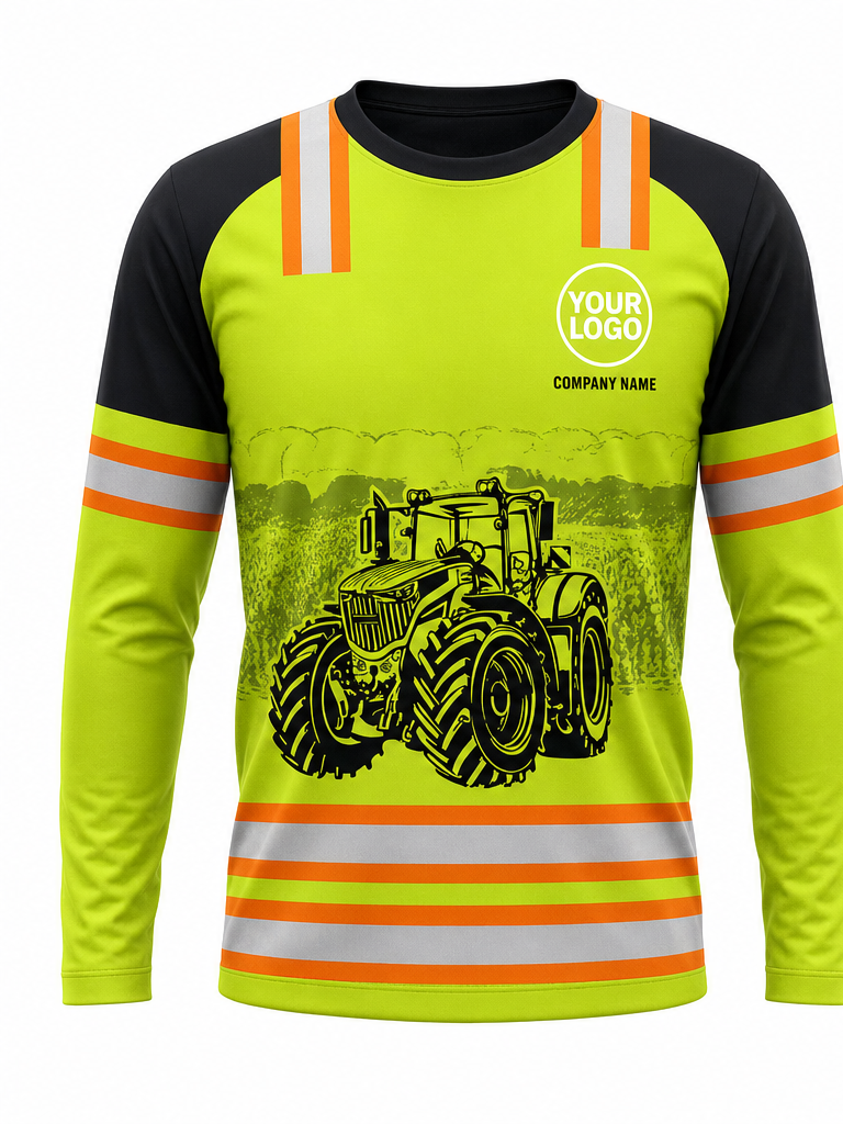 Hi-Vis Signature Crew #08 crew uniform — front