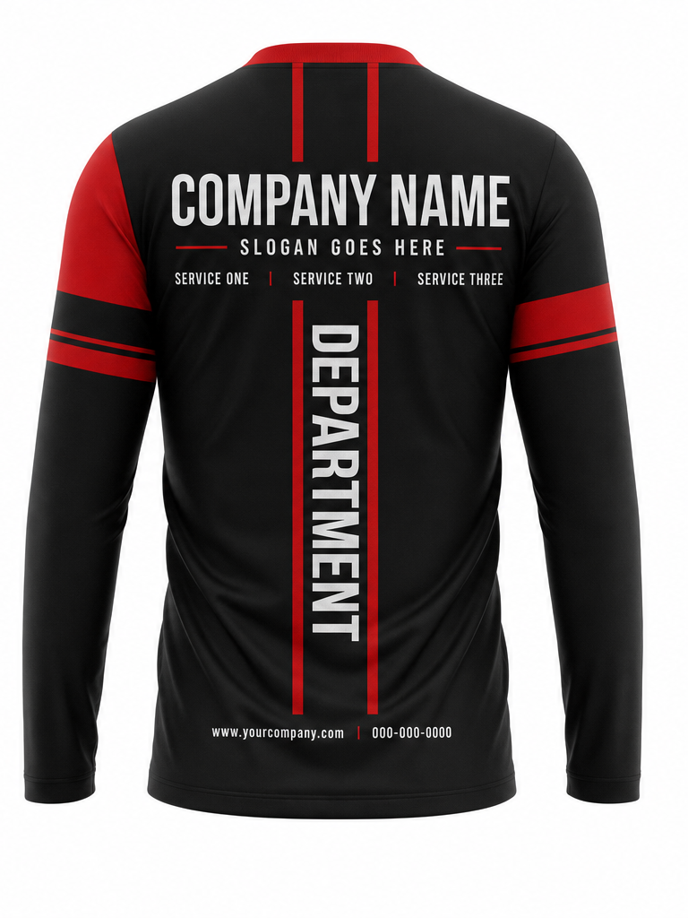 Red/Black Signature Crew #17 crew uniform — back