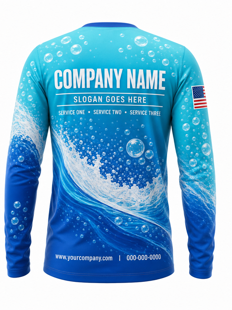 Blue/Black Signature Crew #06 crew uniform — back