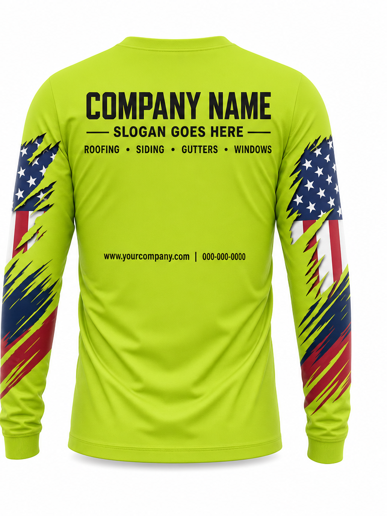 Hi-Vis Signature Crew #09 crew uniform — back