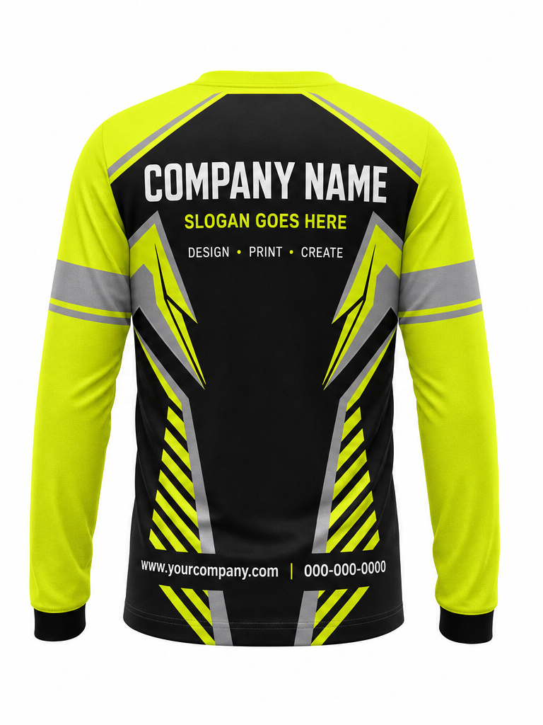 Hi-Vis Signature Crew #10 crew uniform — back