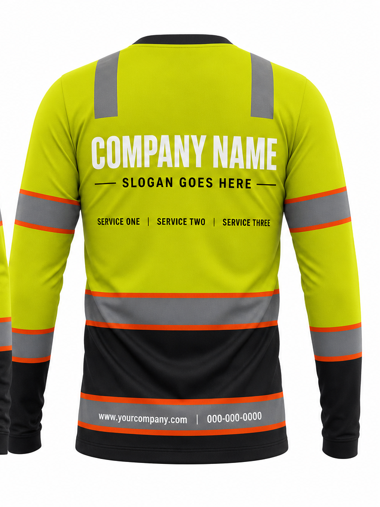 Hi-Vis Signature Crew #11 crew uniform — back