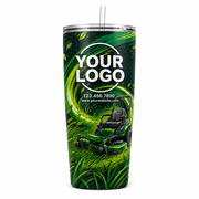 Green Surge custom crew tumbler
