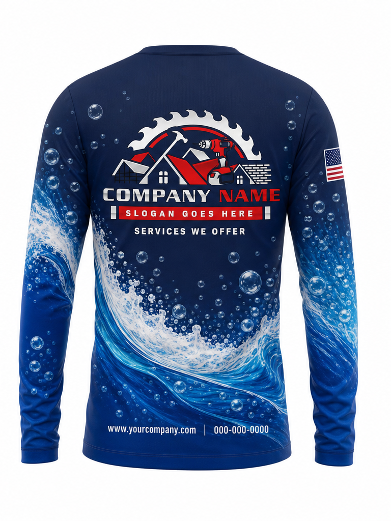 Blue/Black Signature Crew #07 crew uniform — back