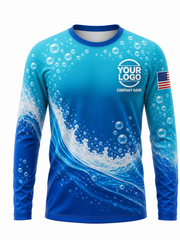 Blue/Black Signature Crew #08 crew uniform — front