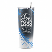 Steel Carbon custom crew tumbler