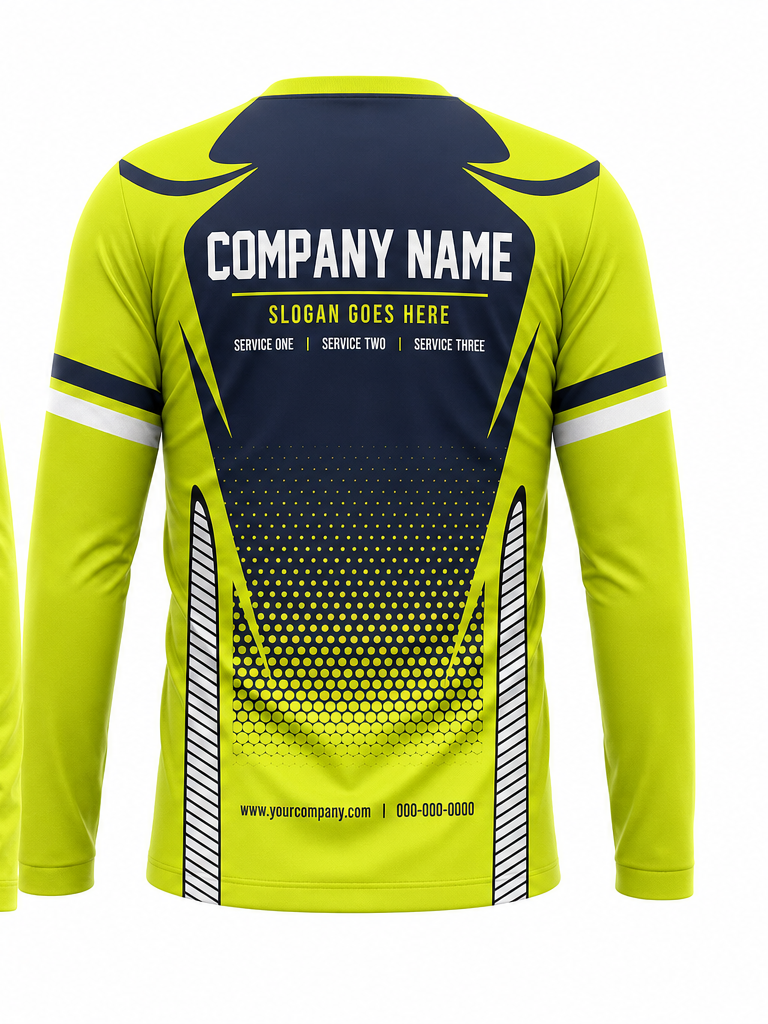 Hi-Vis Signature Crew #12 crew uniform — back