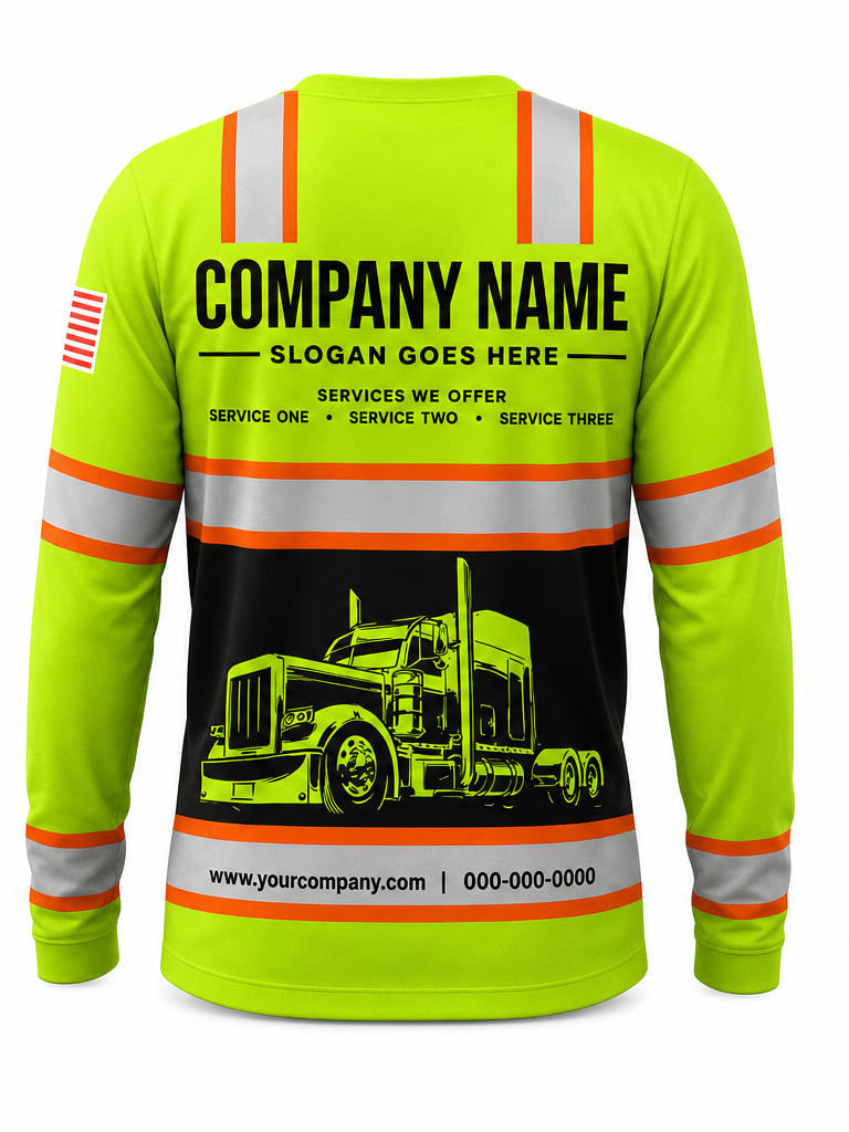 Hi-Vis Signature Crew #15 crew uniform — back