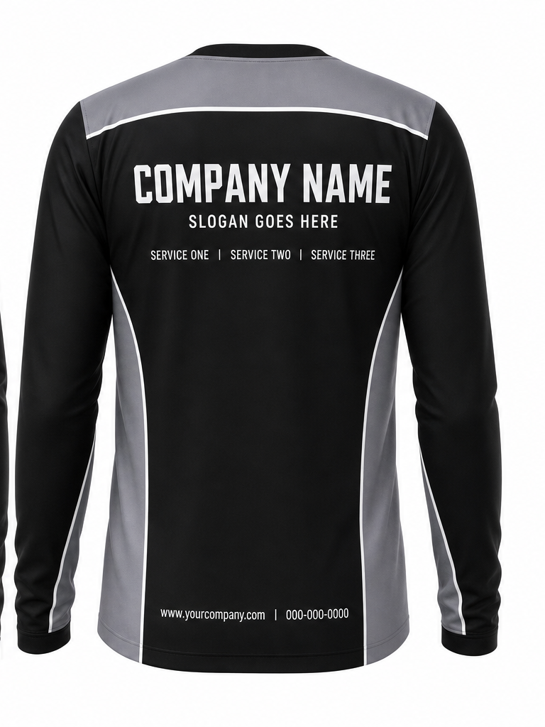 Black Signature Crew #55 crew uniform — back