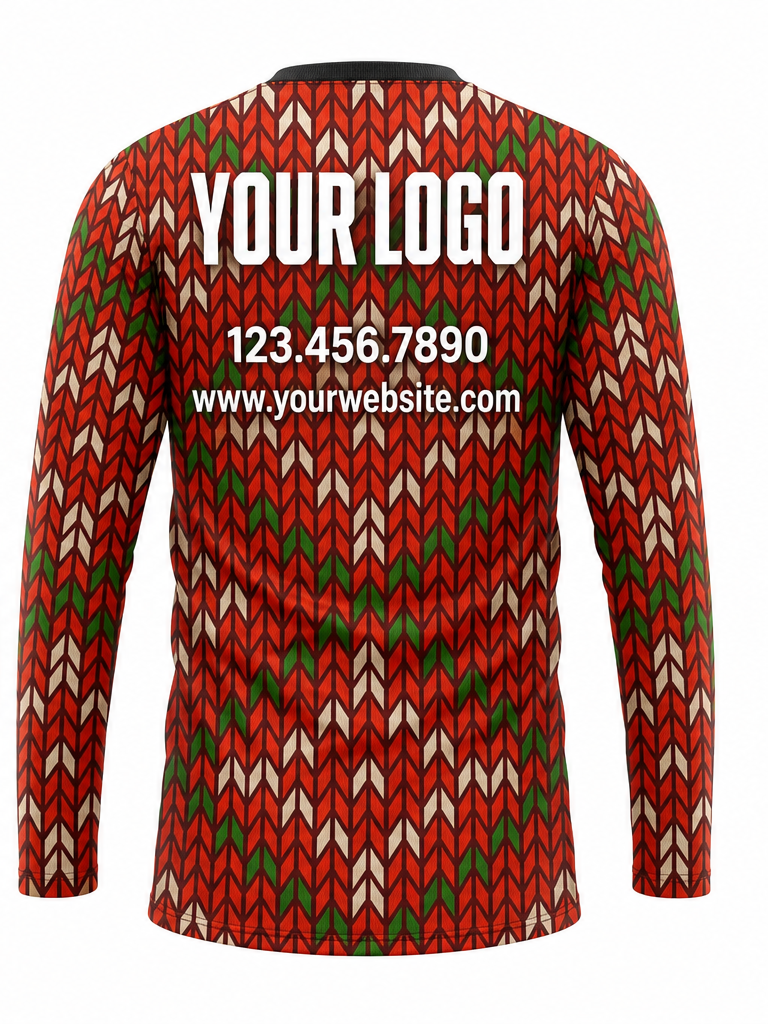 Holiday Signature Crew #16 crew uniform — back