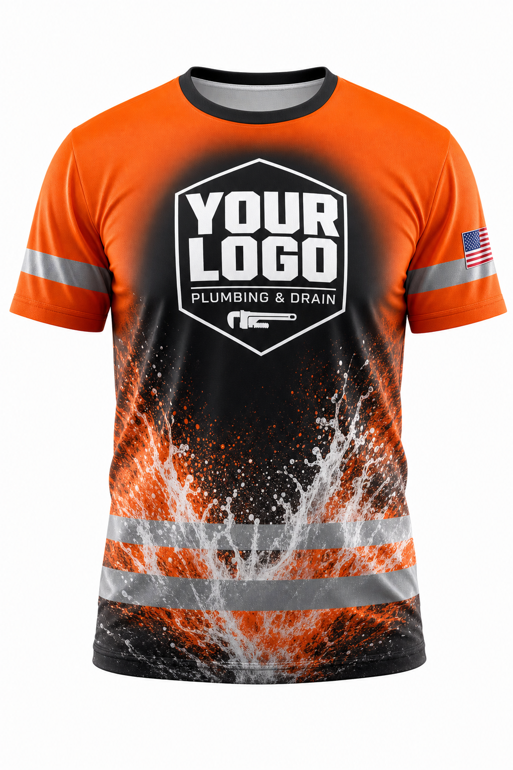 Amber Guard custom plumbing crew uniform