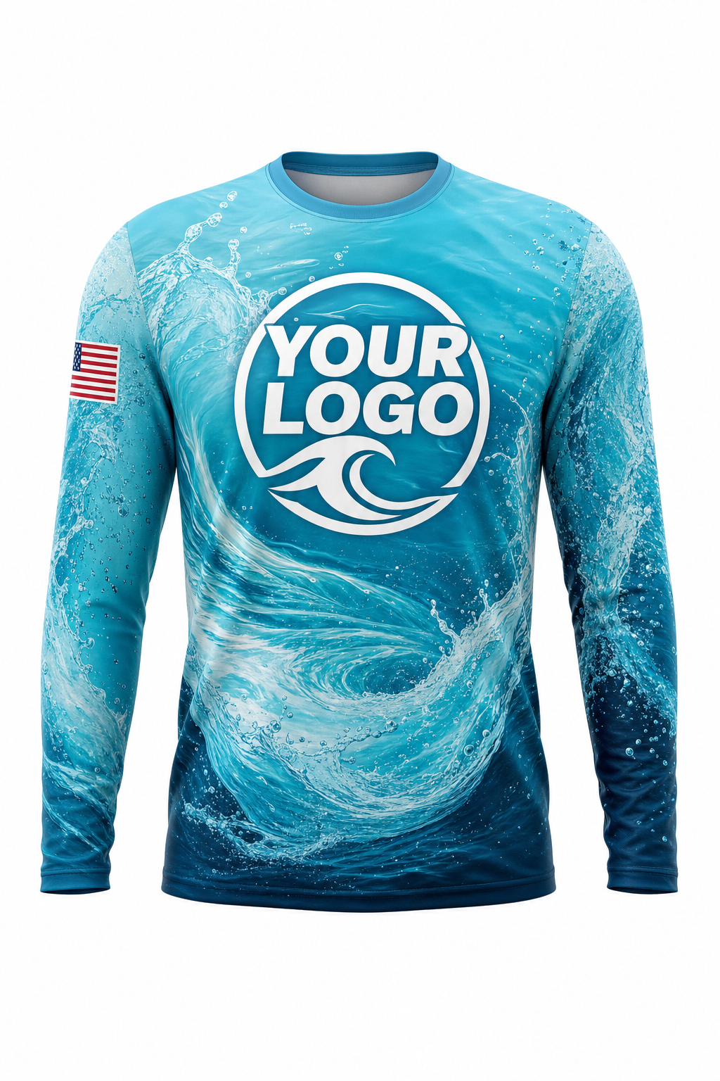 Aqua Surge custom roof cleaning & pressure washing crew uniform Long Sleeve — front