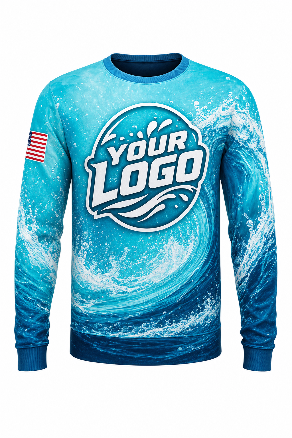 Aqua Surge custom roof cleaning & pressure washing crew uniform Sweatshirt — front