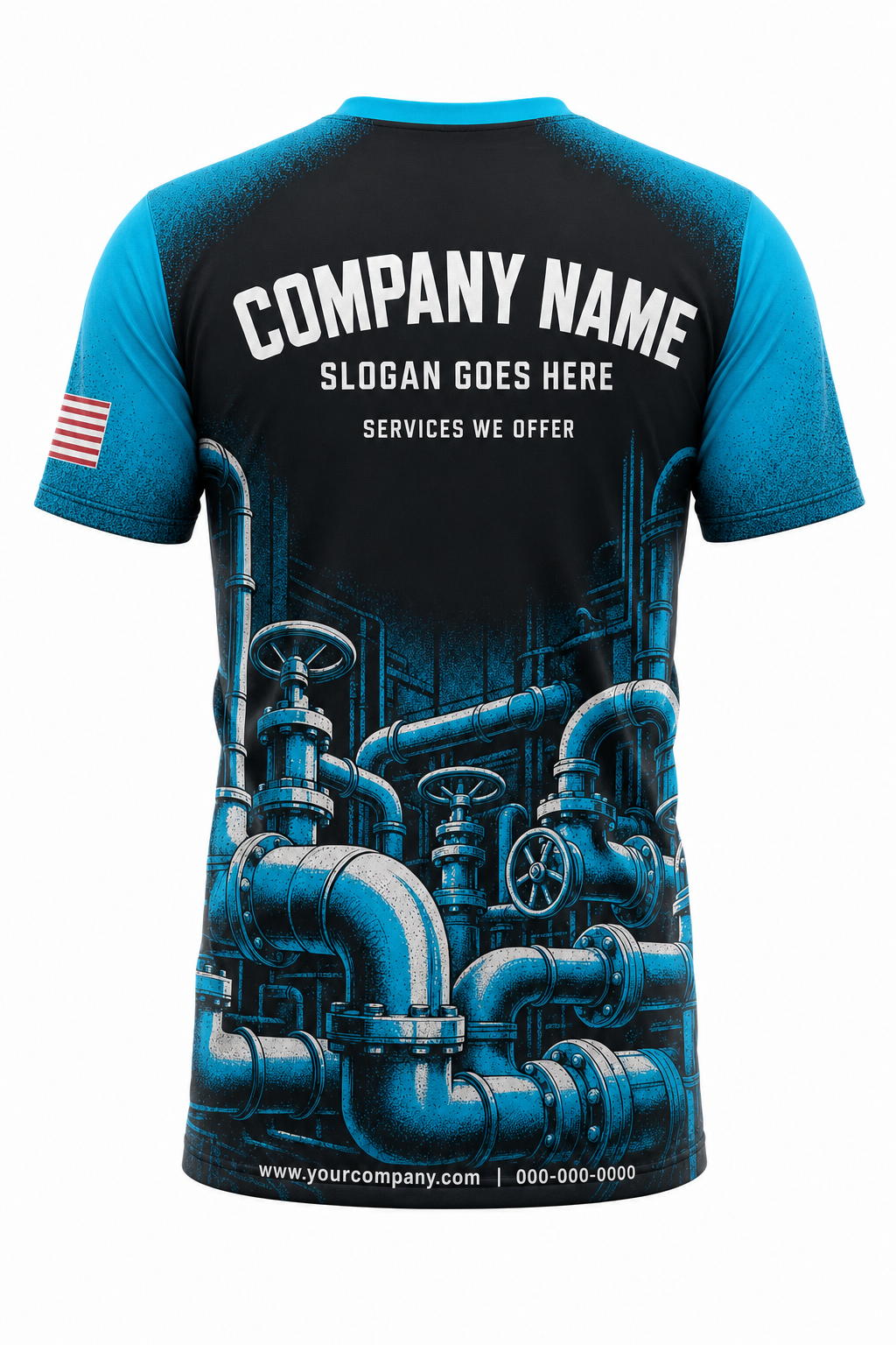 Halftone Works - Crew Uniform back