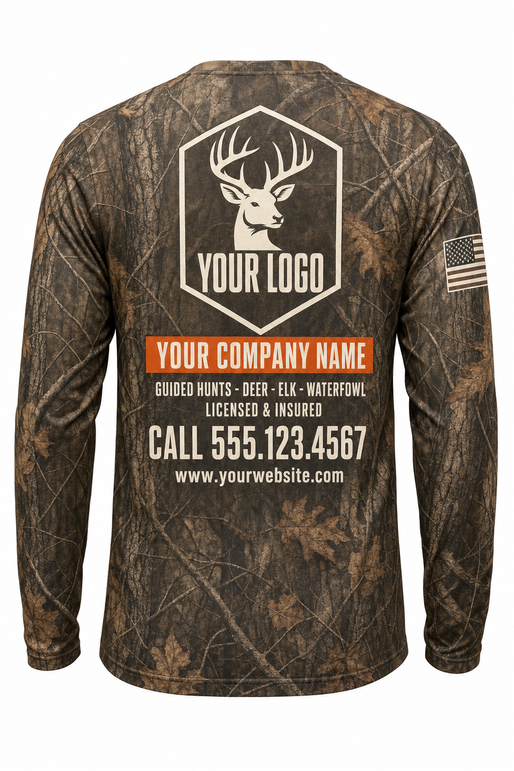 Buck Guide Crew Shirt - custom crew uniform