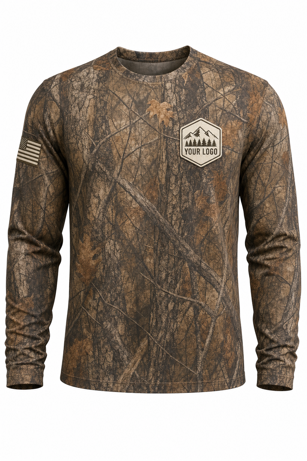Camo Texture Guide Crew Shirt - custom crew uniform