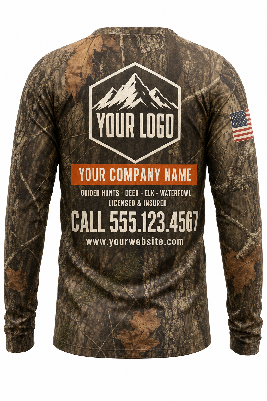 Mountain Ridge Guide Crew Shirt - custom crew uniform