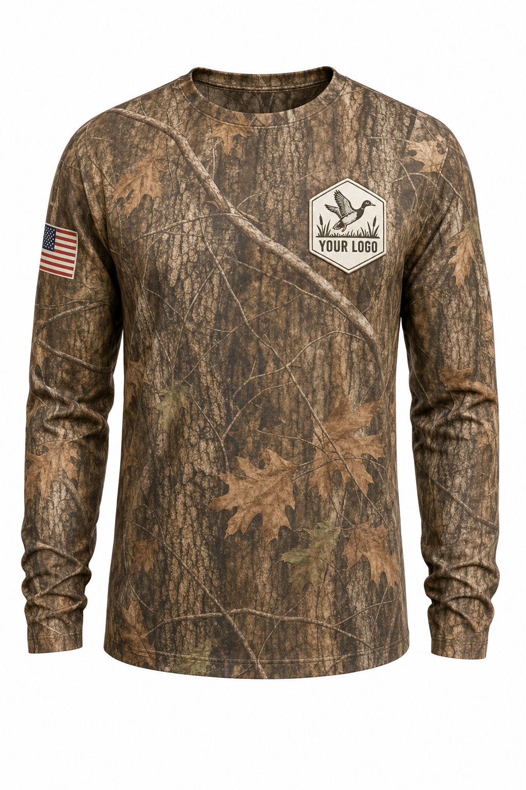 Waterfowl Guide Crew Shirt - custom crew uniform