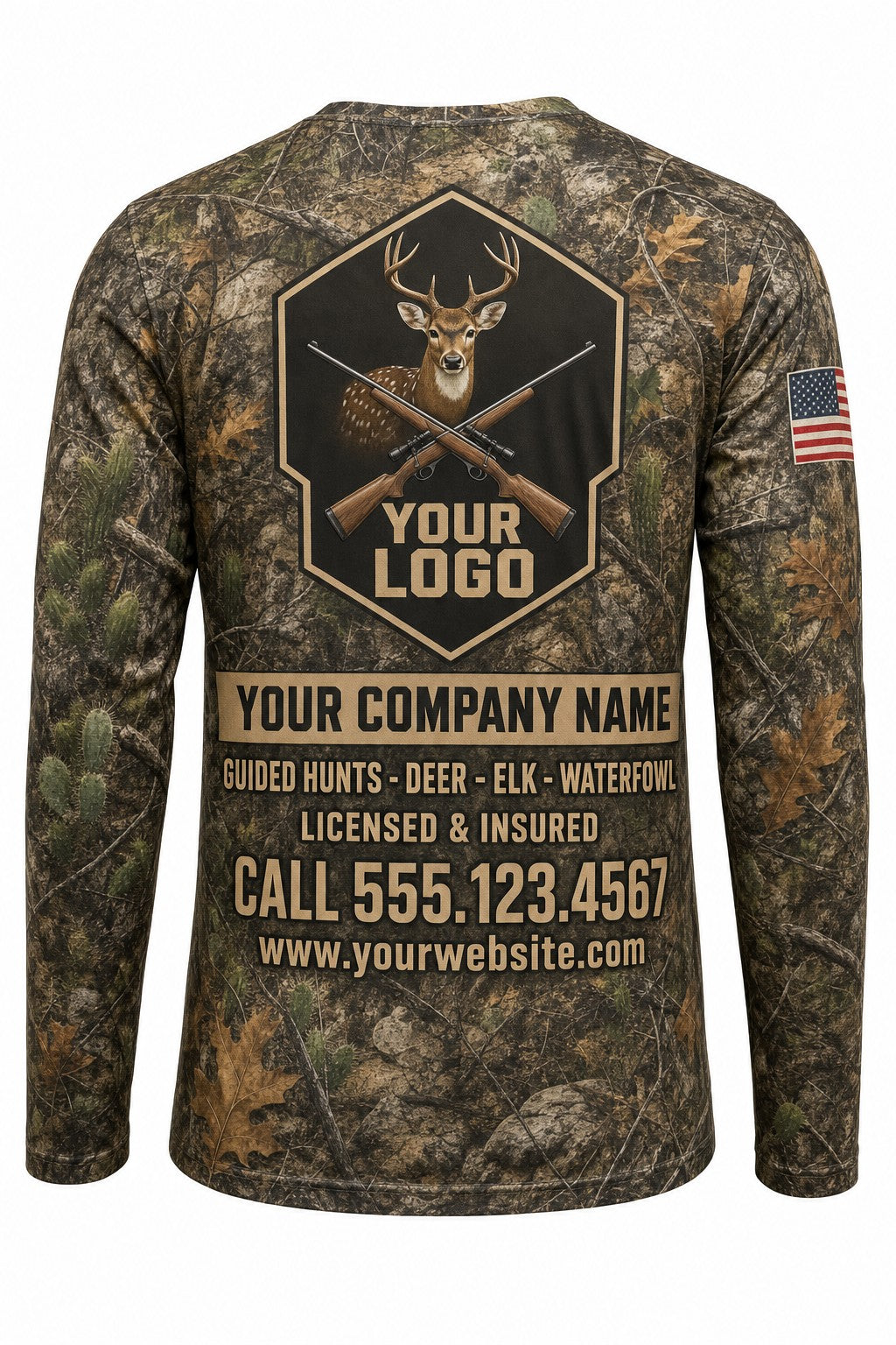 Axis Deer Custom Hunting Team Uniform - custom crew uniform