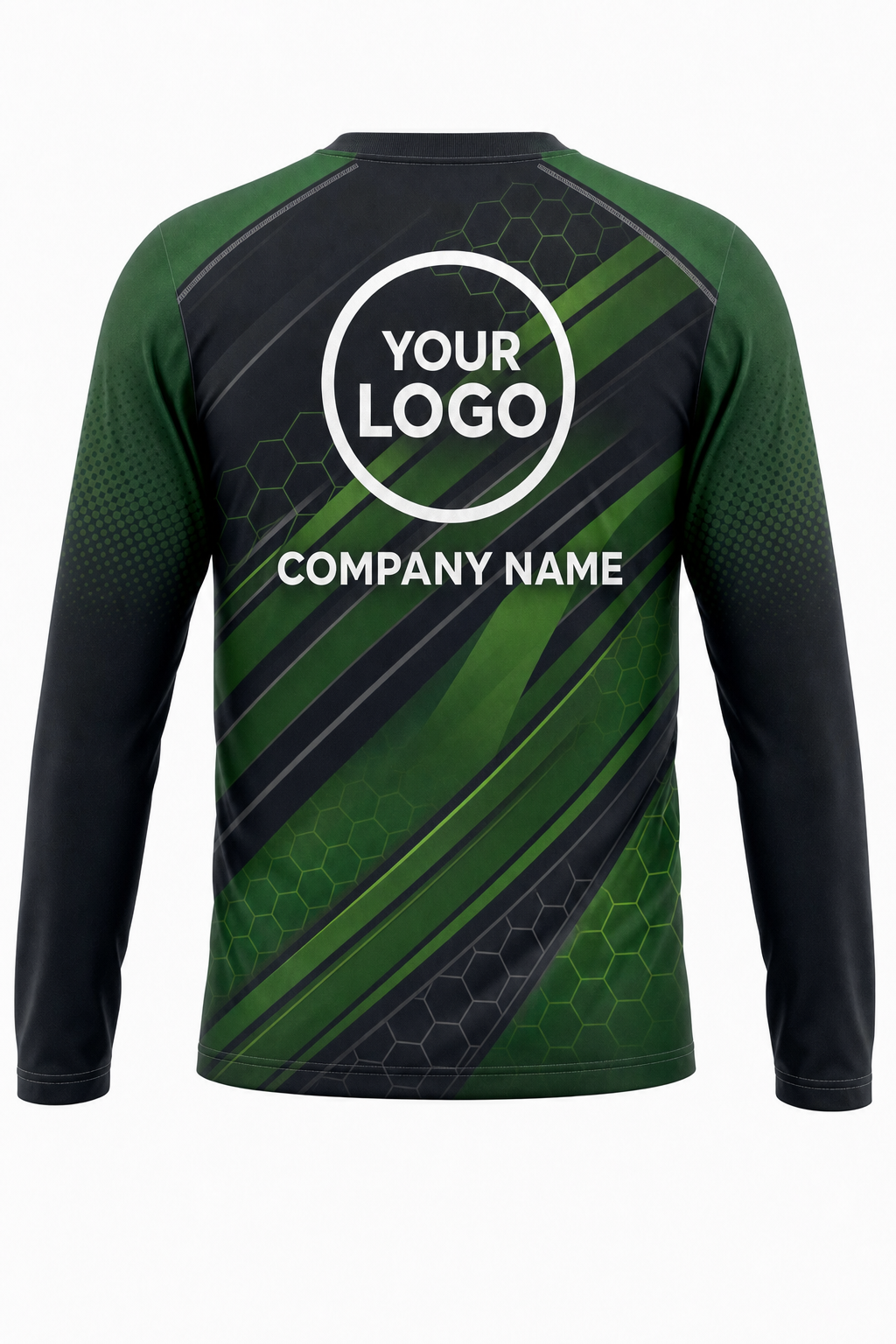 Zero-Turn Hex — Lawn Care Crew Uniform (Custom AOP) back