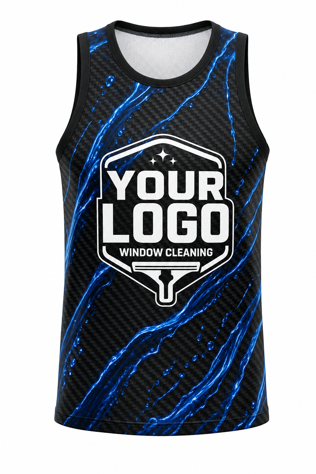 Carbon Hydro custom window cleaning crew uniform Tank Top — front