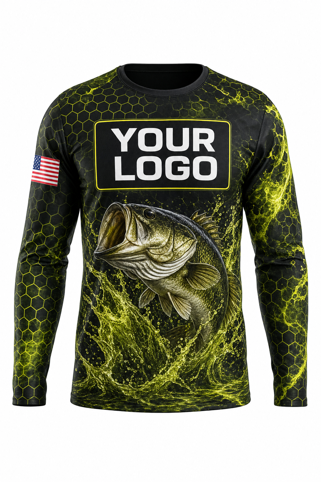 Bass Tournament Custom Fishing Team Uniform - custom crew uniform