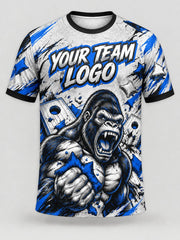 Beast Mode Gorilla custom cornhole team jersey, front
