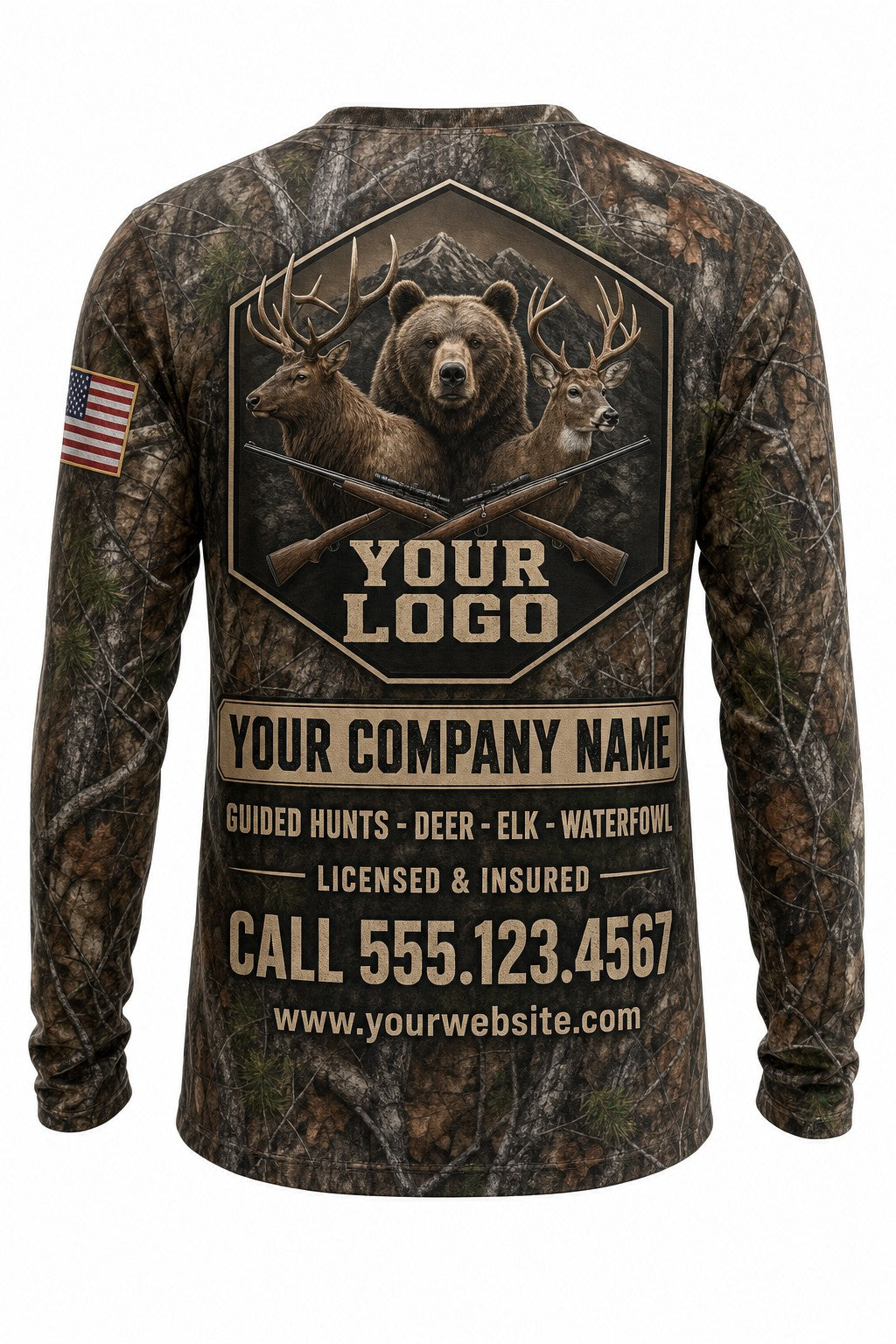 Big Game Slam Custom Hunting Team Uniform - custom crew uniform