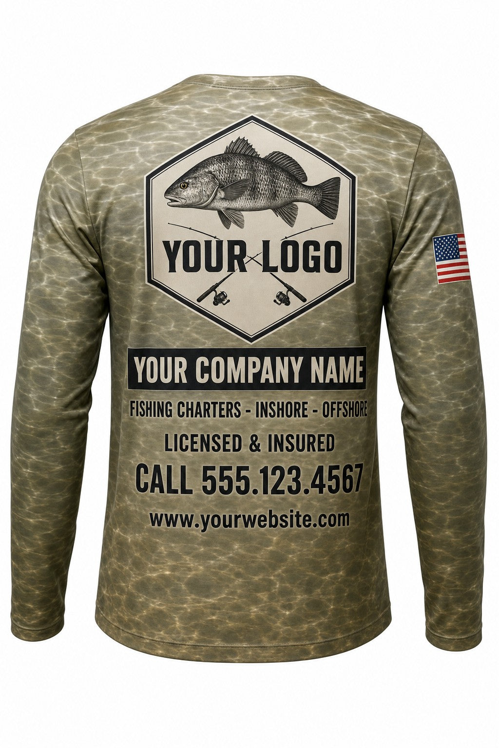Black Drum Custom Fishing Team Uniform - custom crew uniform