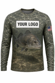 Black Drum Custom Fishing Team Uniform - custom crew uniform