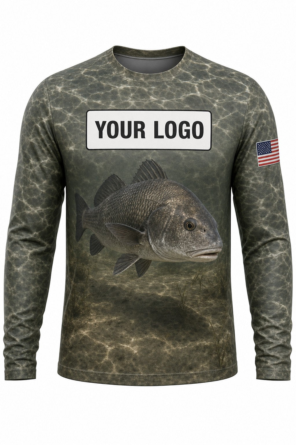 Black Drum Custom Fishing Team Uniform - custom crew uniform
